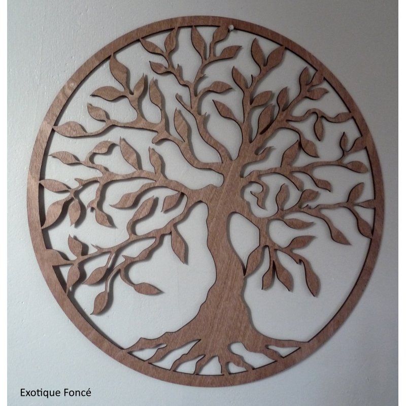 Arbre de Vie Olivier, en Bois, Décoration Scandinave, Style Lagom