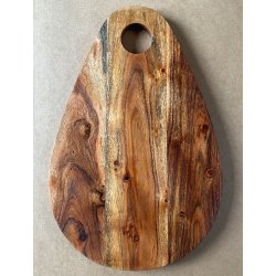 Planche en Acacia personnalisée - Gravure à partir de votre dessin ou photo - 40x26 cm