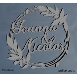 Deux prénoms, Bois Peint, police Anna