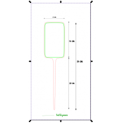 Etiquette de potager pour plan de table