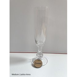 Marque VERRE  en bois gravé.