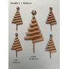 Sapin de Noël -  Cake Topper - décoration de gâteau.