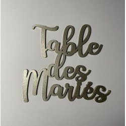 Numéros de table pour plan de table suspendu