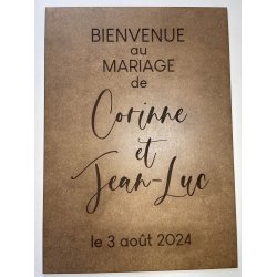 Panneau de Bienvenue