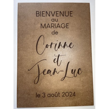 Panneau de Bienvenue