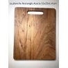 Planche en Acacia personnalisée - Gravure à partir de votre dessin ou photo - 32x25 cm