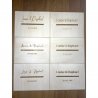 Urne Cube gravée personnalisée  25x25x22 cm