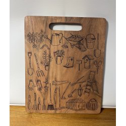 Au prénom de votre Jardinier préféré, planche de présentation, apéritif, charcuterie, fromage.