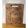 Planche en Acacia personnalisée - Cadeau Papa / Papy -  Jardinage
