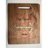 Planche en Acacia personnalisée - Cadeau Papa / Papy -  Bricolage