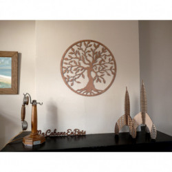 Arbre de Vie Olivier, en Bois, Décoration Scandinave, Style Lagom