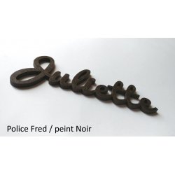 Prénom en couleur, marque place
