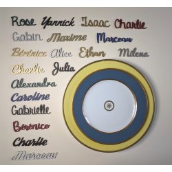 Prénom en couleur, marque...
