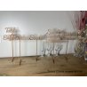 Nom de table Personnalisé, en Bois, sur Support