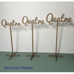 Numéro en Lettres, en bois,...
