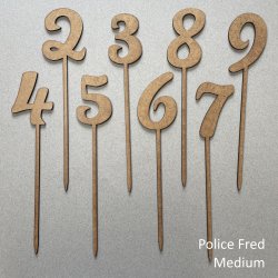 Numéro en Chiffre, en bois,...