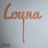 Cake Topper un Prénom, en bois