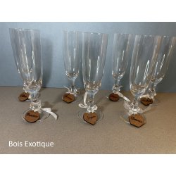 Marque VERRE  en bois gravé.