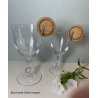 Marque VERRE  Ligne et Pointillé en bois gravé.
