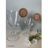 Marque VERRE  Ligne et Pointillé en bois gravé.