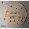 Carte de Bienvenue + nom de bébé / Envol d'oiseaux