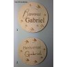 Carte de Bienvenue + nom du bébé / Vol d'hirondelles