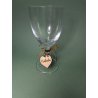Marque VERRE  en bois gravé.