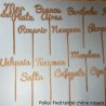 Nom de table Personnalisé, en Bois, sur Pic.