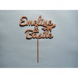 Cake Topper Mariage, avec...