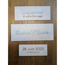 Panneaux de Bienvenue en 3 panneaux