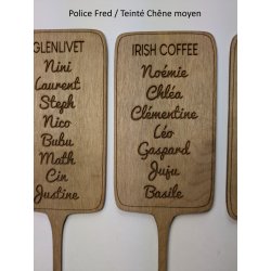 Etiquette de potager pour plan de table