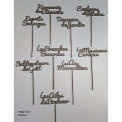 Nom de table Personnalisé, en Bois, sur Pic.