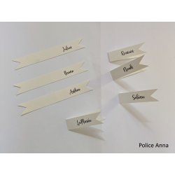 une Etiquette pour plan de table suspendu