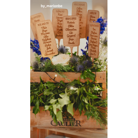 Etiquette de potager pour plan de table