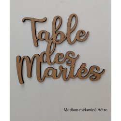 un Numéro de table en chiffre pour plan de table suspendu
