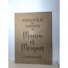 Panneau de Bienvenue