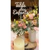 Nom de Table des Mariés ou Enfants, en Bois peint