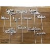 Nom de table Personnalisé, en Bois, sur pic ou support