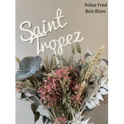 Nom de table Personnalisé, en Bois, sur pic ou support