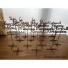 Nom de table Personnalisé, en Bois, sur pic ou support