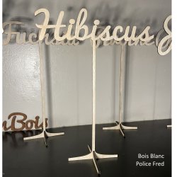 Nom de table Personnalisé, en Bois, sur pic ou support