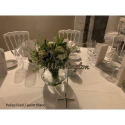 Nom de table Personnalisé en bois Peint