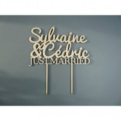 Cake Topper Mariage, Just...