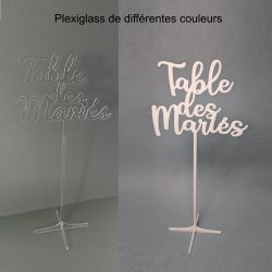 Nom de Table des Mariés ou...