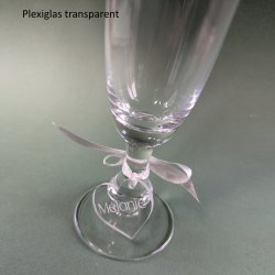 Marque VERRE à lien , en...
