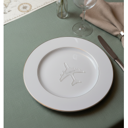 Avion, Marque Place en plexiglas gravé.