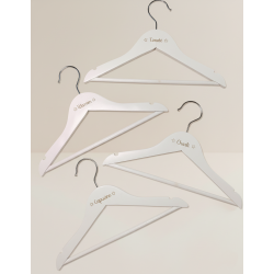 Cintre Enfant, en Bois Gravure Personnalisée