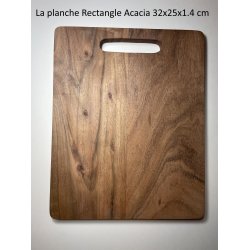 Planche en Acacia, gravée poissons "Le Bar".