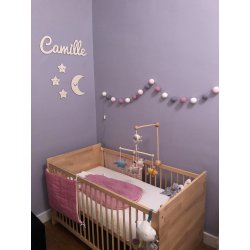 Grand Prénom en bois, police Fred à partir de