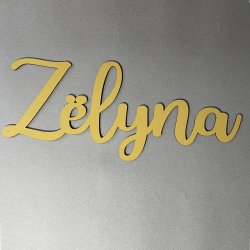 copy of Grand prénom en bois peint, police Anna, à partir de :